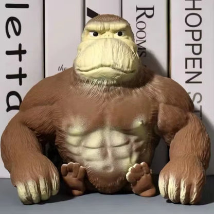 Hot Sell High Quality Silicone TPE Gorilla Stress Relief Squishy Toy for 5 to 7 Years Old Unisex